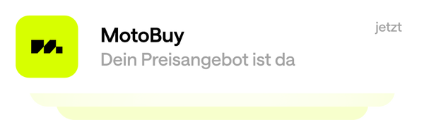 Benachrichtigungen rund um den Motorradverkauf bei MotoBuy